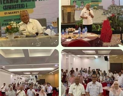 Plt Sekda Pesisir Barat, Ir. Jalaludin Jadi Narasumber Rakor Pengawas Teknis Berbasis Web se-Lampung
