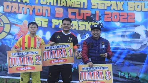 Gumarang FC Juara Turnamen Sepakbola Danyon B Cup I