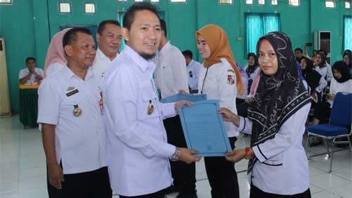Wakil Bupati Lampung Utara, Ardian Saputra serahkan SPT